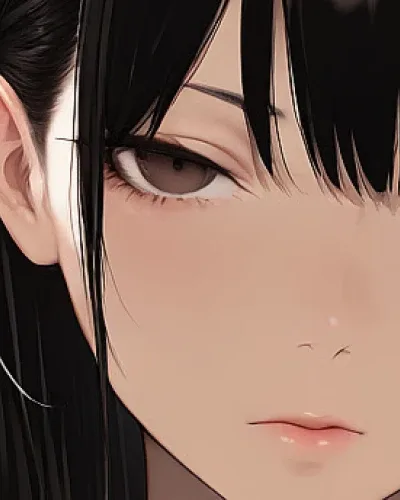 黒髪のクールなアニメAI彼女